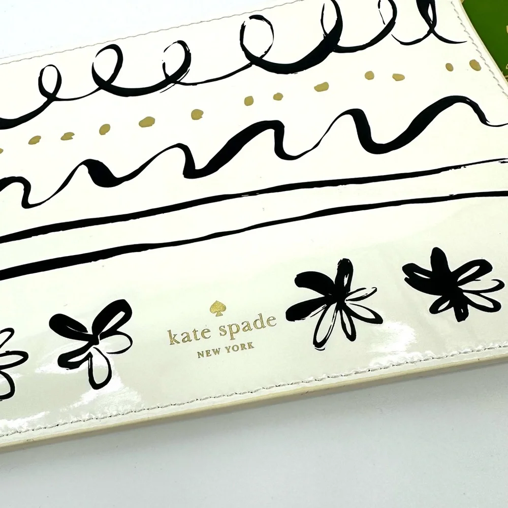 ✨SALE✨ Kate Spade Daisy Place Pencil Eraser Sharpener Ruler Office School Pouch
